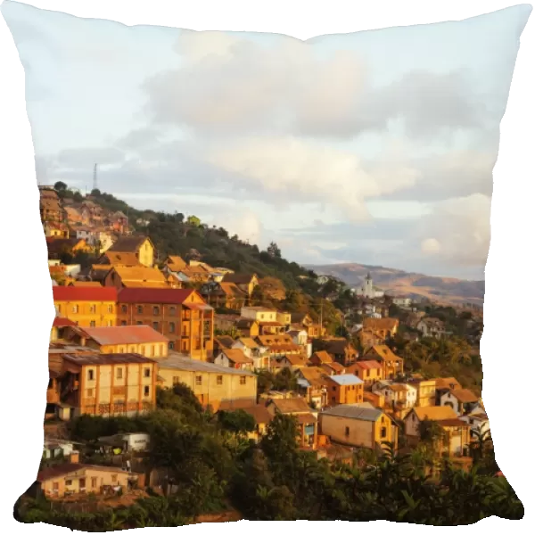 Fianarantsoa Haute Ville in the afternoon, central area, Madagascar, Africa