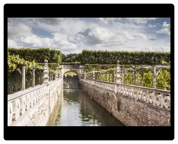 The gardens in the Chateau de Villandry, Indre-et-Loire, Loire Valley, UNESCO World Heritage Site