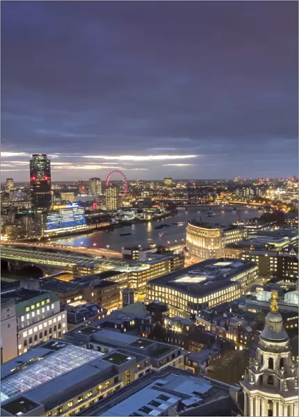 Cityscape from St. Pauls, London, England, United Kingdom, Europe