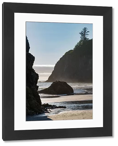 Ruby Beach in the Olympic National Park, UNESCO World Heritage Site, Pacific Northwest coast