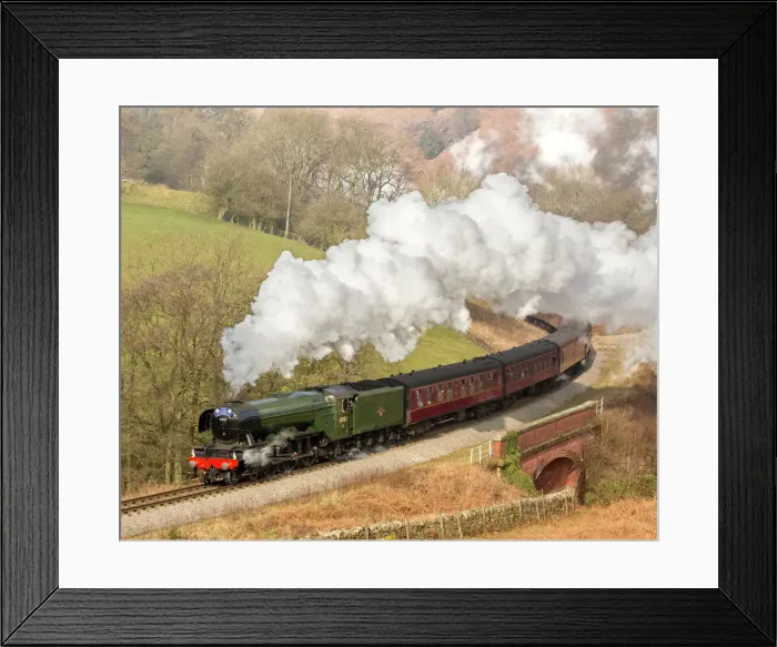 Framed Print : The Flying Scotsman Print - Goathland Station Framed Print : The Flying Scotsman Print - Goathland Station