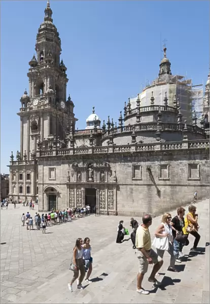 The Cathedral of Santiago de Compostela, UNESCO World Heritage Site, Santiago de Compostela
