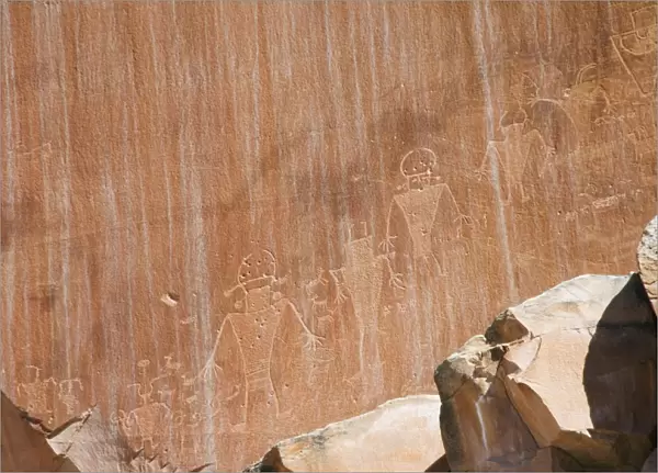 Petroglyph Rock Art in Capitol Reef National Park