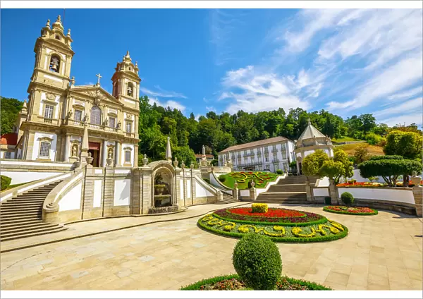 Historic Church (Basilica) of Bom Jesus do Monte and public garden, Tenoes, Braga