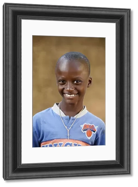 Catholic boy, Popenguine, Thies, Senegal, West Africa, Africa