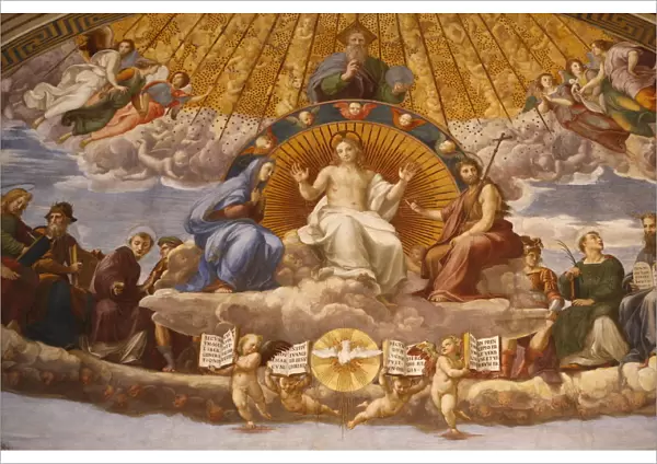 Painting of the Disputation over the Most Holy Sacrament, 1509-1510