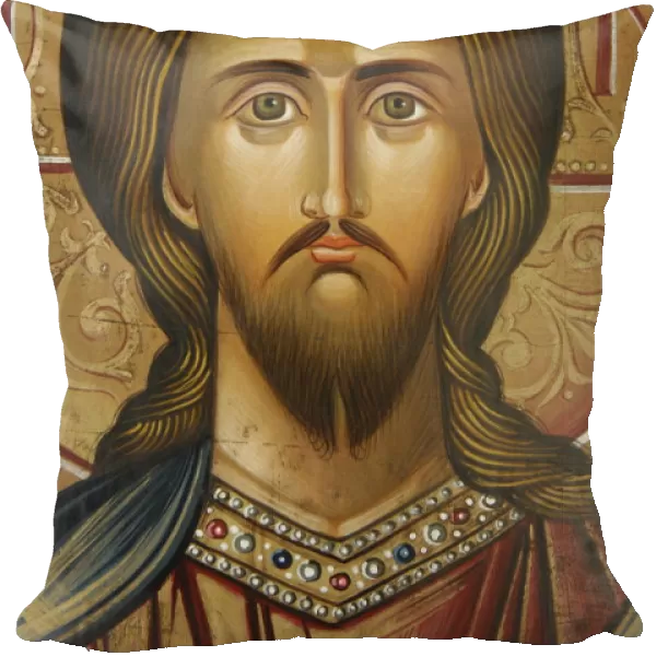 Portrait of Jesus, Jerusalem, Israel, Middle East