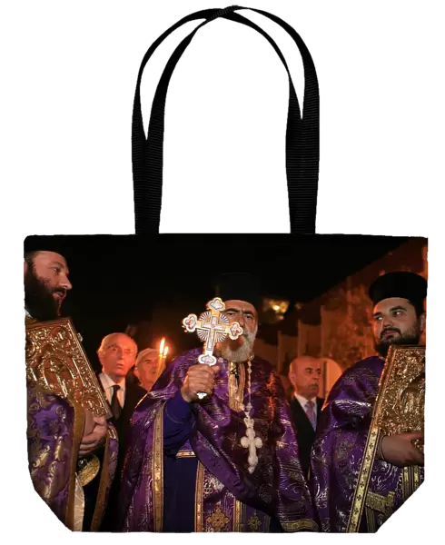 Greek Orthodox procession on Good Friday, Thessaloniki, Macedonia, Greece, Europe
