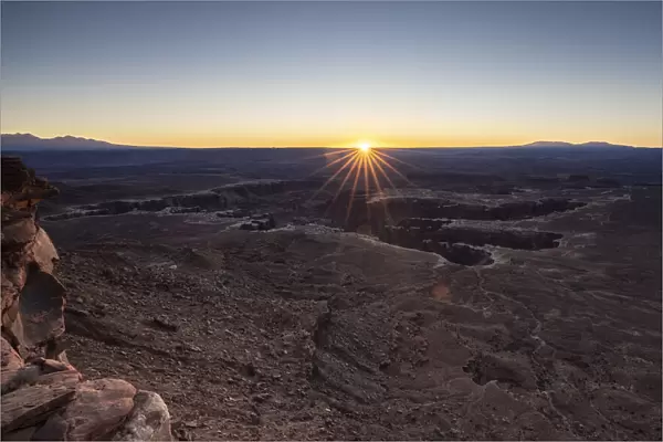 Sunrise at Grand View Point, Canyonlands National Park, Utah, United States of America