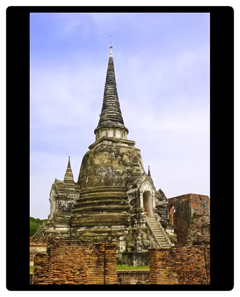 Phra Vihan Luang in Wat Phra Si San Phet, Ayutthaya, UNESCO World Heritage Site
