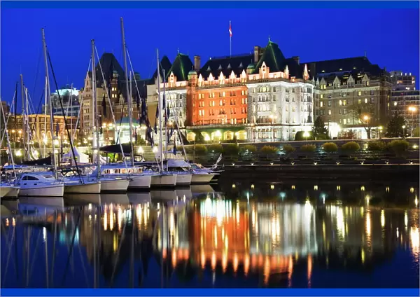 Fairmont Empress Hotel, James Bay Inner Harbour, Victoria, Vancouver Island