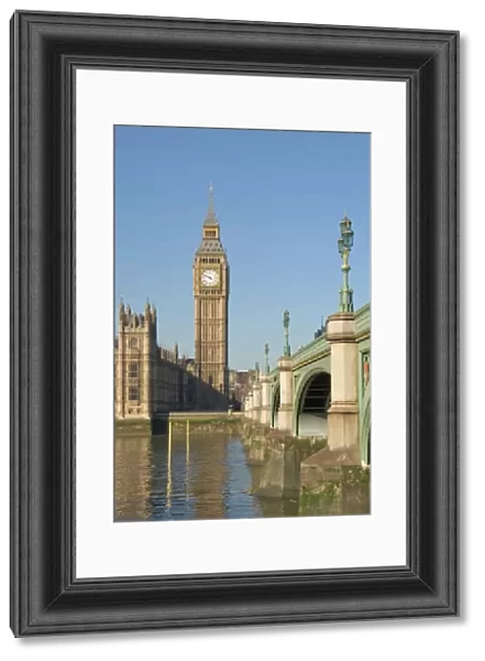 Westminster Bridge, Big Ben and Houses of Parliament, London, England, United Kingdom
