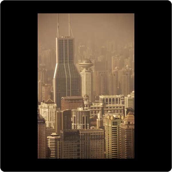 Smog, Shanghai, China, Asia