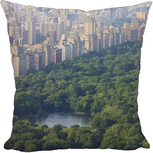 High angle view of Upper West Side and Central Park, Manhattan, New York City