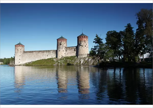 Olavinlinna medieval castle (St. Olafs Castle), Savonlinna, Saimaa Lake District