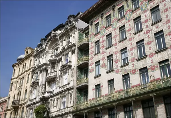 Majolikahaus by Otto Wagner, Vienna, Austria, Europe