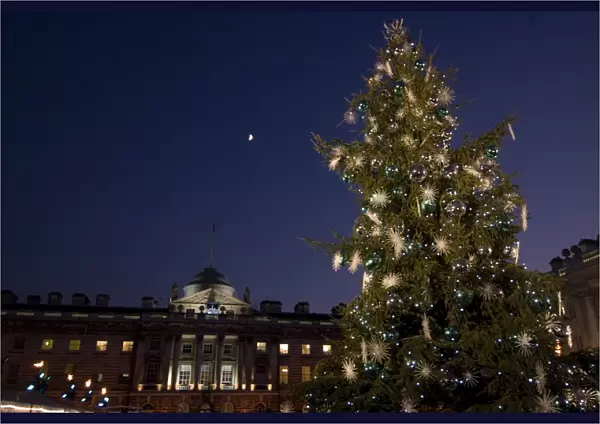 Christmas at Somerset House, London, England, United Kingdom, Europe