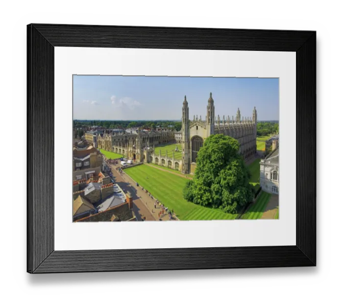 Framed Print : Kings College Print, Cambridge Framed Print : Kings College Print, Cambridge