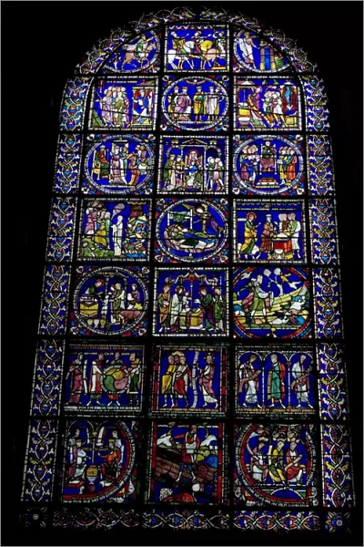 Stained glass window, Canterbury Cathedral, UNESCO World Heritage Site