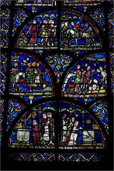Stained glass window, Canterbury Cathedral, UNESCO World Heritage Site