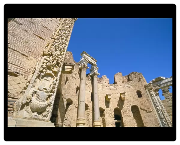 Severan Basilica, Leptis Magna, UNESCO World Heritage Site, Tripolitania
