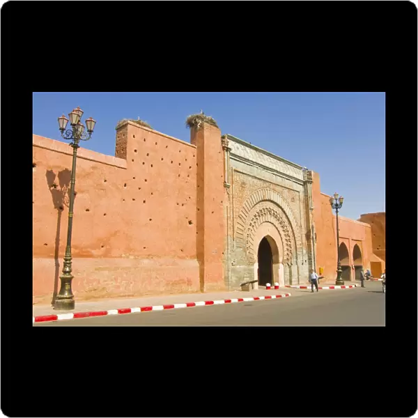 Bab Agnou city gate, Marrakech, Morocco, North Africa, Africa