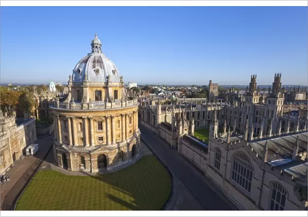 Radcliffe Camera and All Souls College, Oxford University, Oxford, Oxfordshire