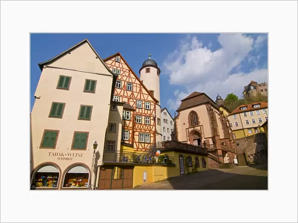 The historic town of Wertheim, Baden Wurttemberg, Germany, Europe