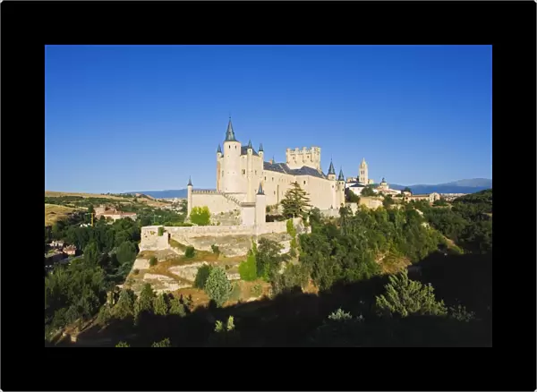 Segovia Castle, UNESCO World Heritage Site, Segovia, Madrid, Spain, Europe