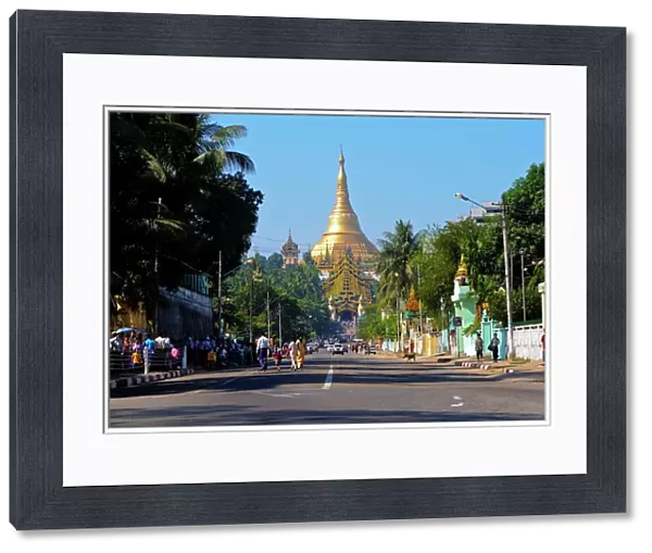 World famous Shwedagon, Yangon, Myanmar, Asia