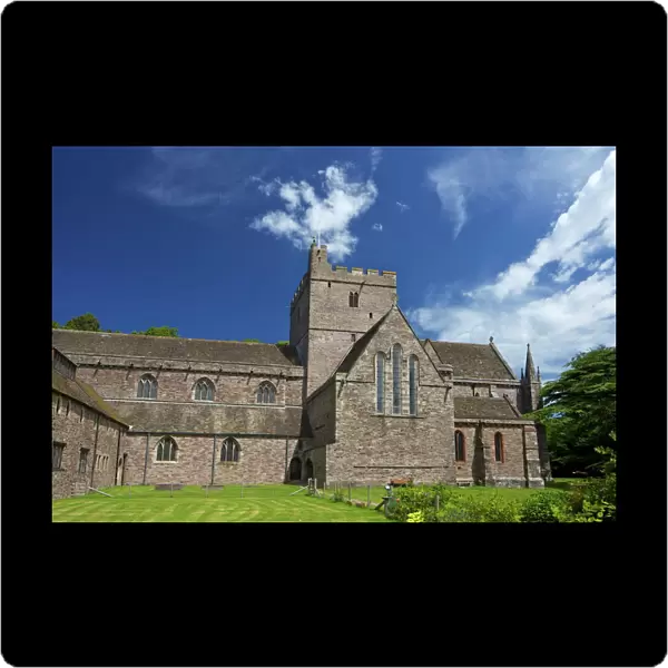 Exterior of Brecon Cathedral, Brecon, Powys, Wales, United Kingdom, Europe