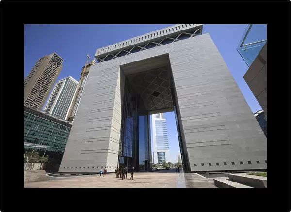 The Gate Building is the hub of the Dubai International Finance Center (DIFC)