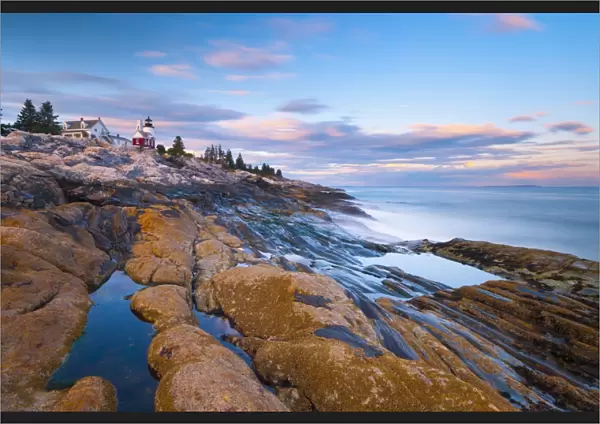 Pemaquid Point Lighthouse, Pemaquid Peninsula, Maine, New England, United States of America, North America