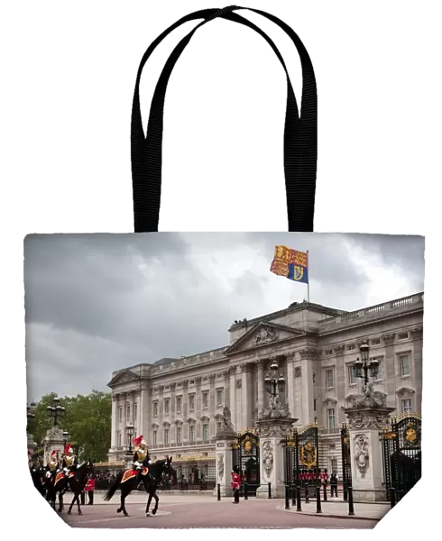Household Cavalry at the 2012 Trooping the Colour ceremony on the Mall and at Buckingham Palace, London, England, United Kingdom, Europe