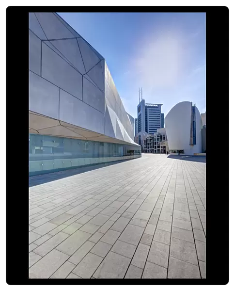 Exterior of the new Herta and Paul Amir building of the Tel Aviv Museum of Art, Tel Aviv, Israel, Middle East