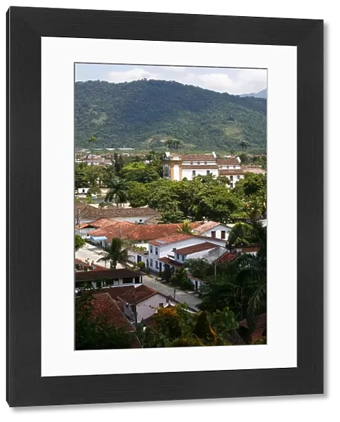 View over Parati seen from the fort, Rio de Janeiro State, Brazil, South America