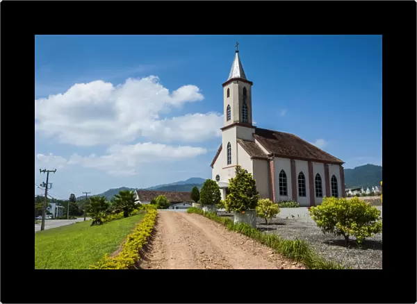 Little undescribed church near the German town Blumenau, Brazil, South America