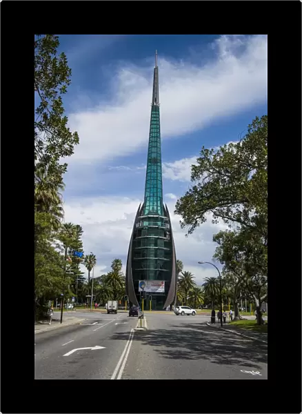 Modern bell tower in Perth, Western Australia, Australia, Pacific
