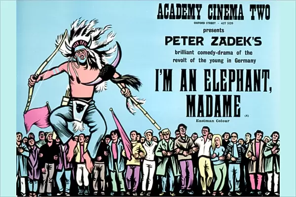 Academy Poster for Peter Zadeks I m an Elephant, Madame (1968)