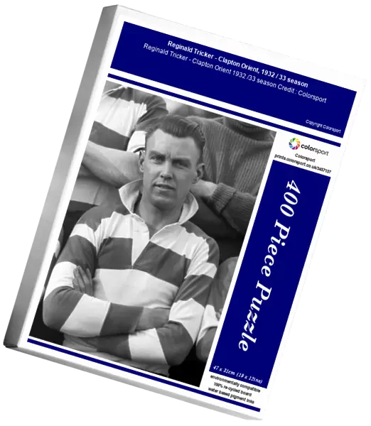 Reginald Tricker - Clapton Orient, 1932  /  33 season
