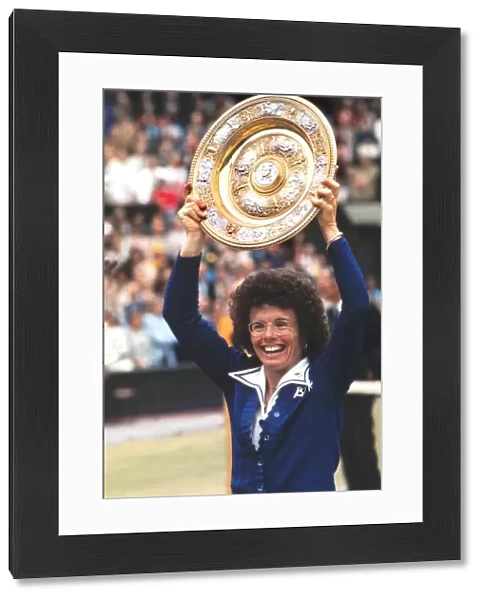 1975 Wimbledon Ladies Champion Billie Jean King
