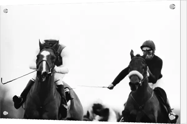 Red Candle and Red Rum ride in the 1973 Hennessey Gold Cup