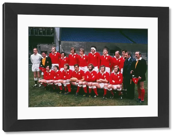 The Wales team that faced New Zealand in Cardiff in 1972