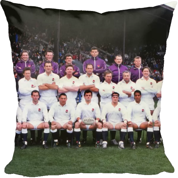 The England team that faced Scotland in the Grand Slam decider in 1990