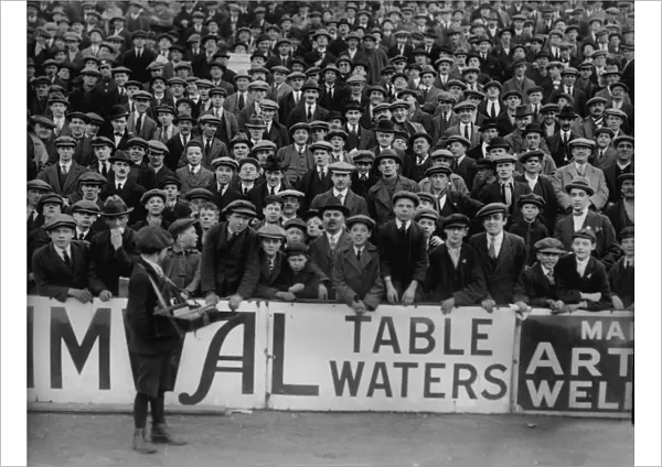 Fans in flatcaps watch Birmingham City at St Andrews in 1922  /  3