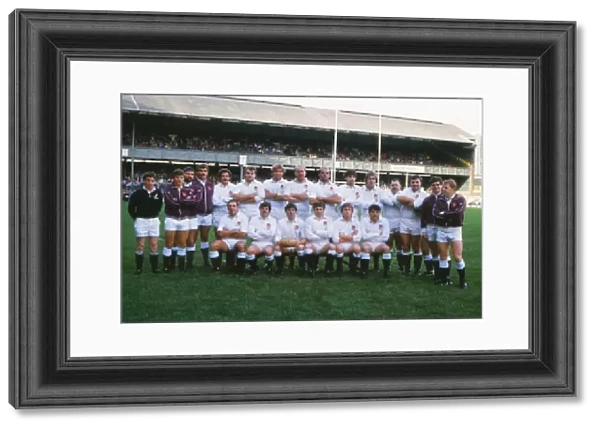 The England team that faced Australia in 1984