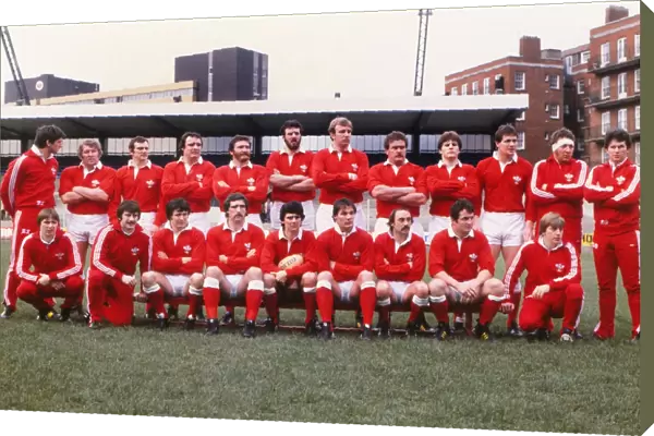 The Wales team that defeated France in the 1982 Five Nations