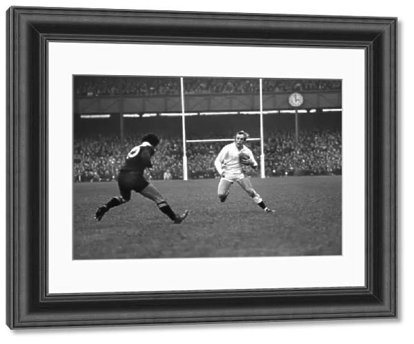 David Duckham takes on the All Blacks in 1973