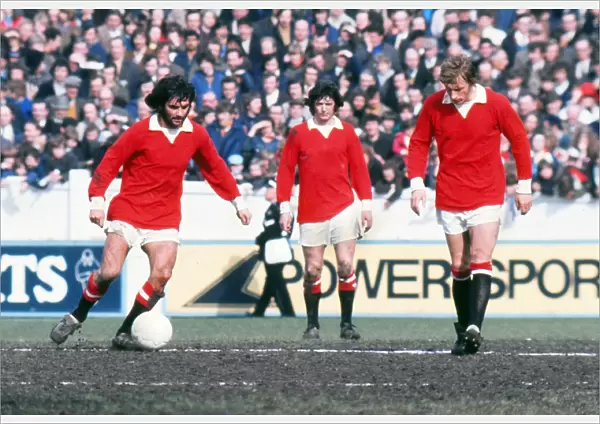 George Best, Willie Morgan, Denis Law - Manchester United