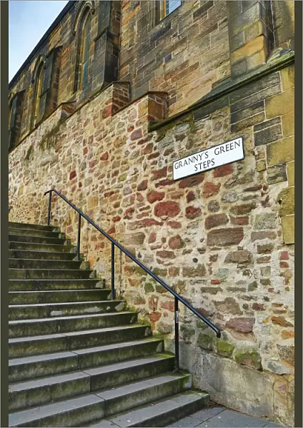Grannys Green Steps in Edinburgh, Scotland, United Kingdom